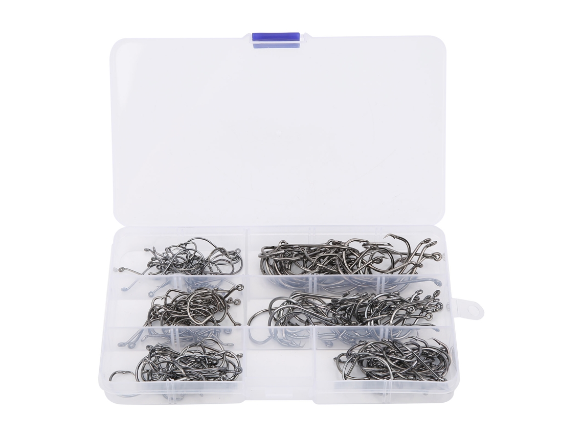 Anzol de Pesca Crank Hook Aço Carbono Offset