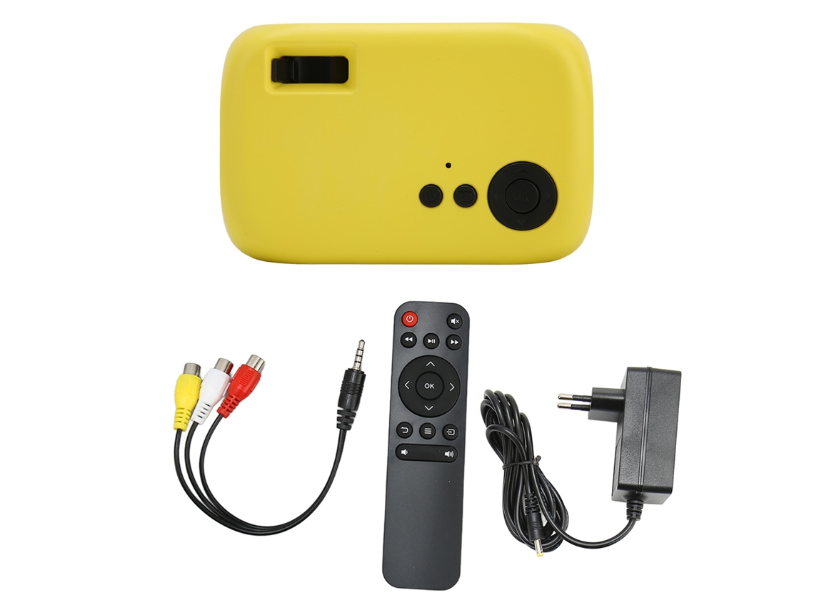 Projetor Mali M24 Mini com Som Surround 360°