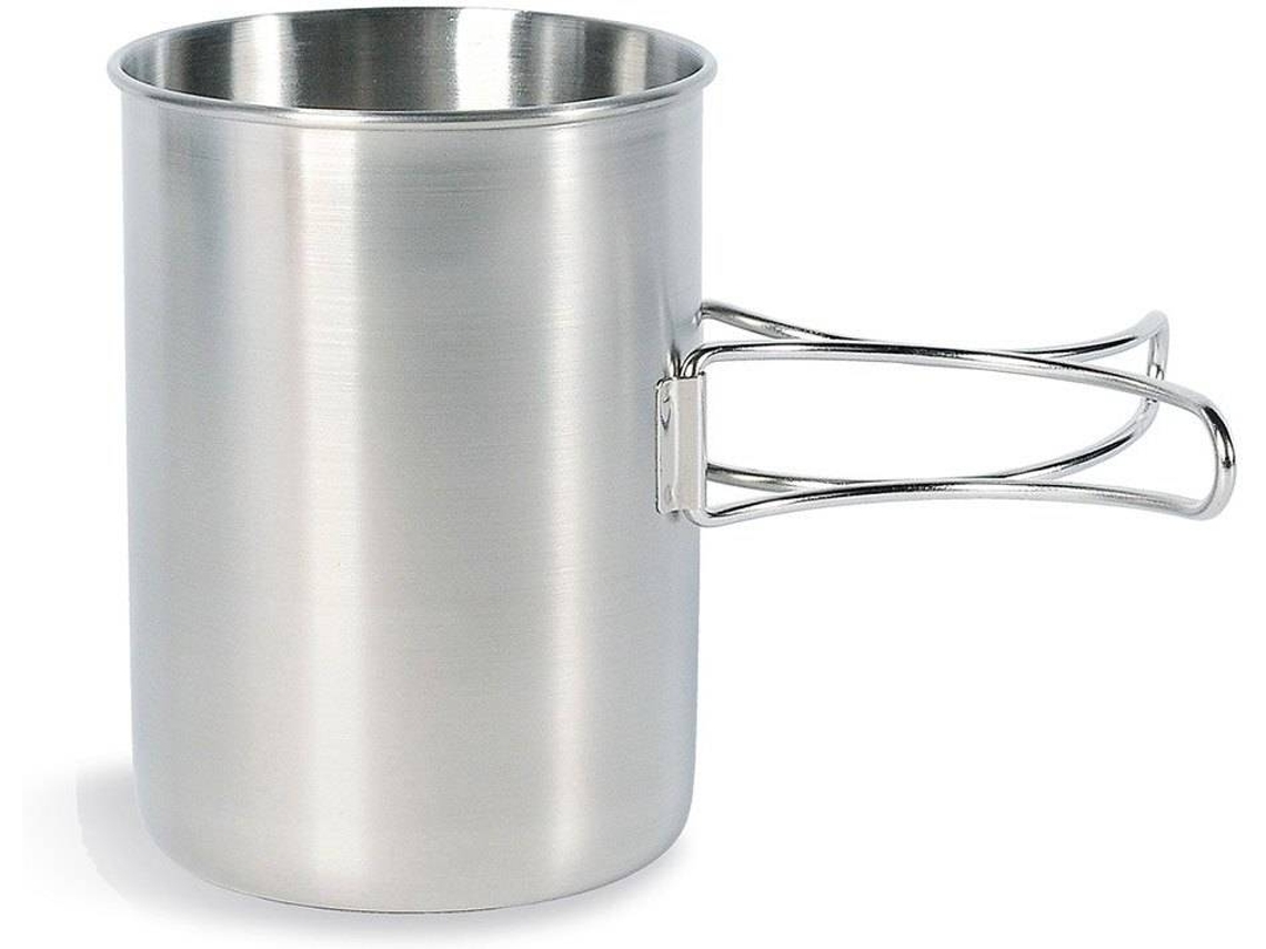 Caneca Para Campismo TATONKA Handle Mug (Aço Inoxidável - 10 x 13,5 cm)