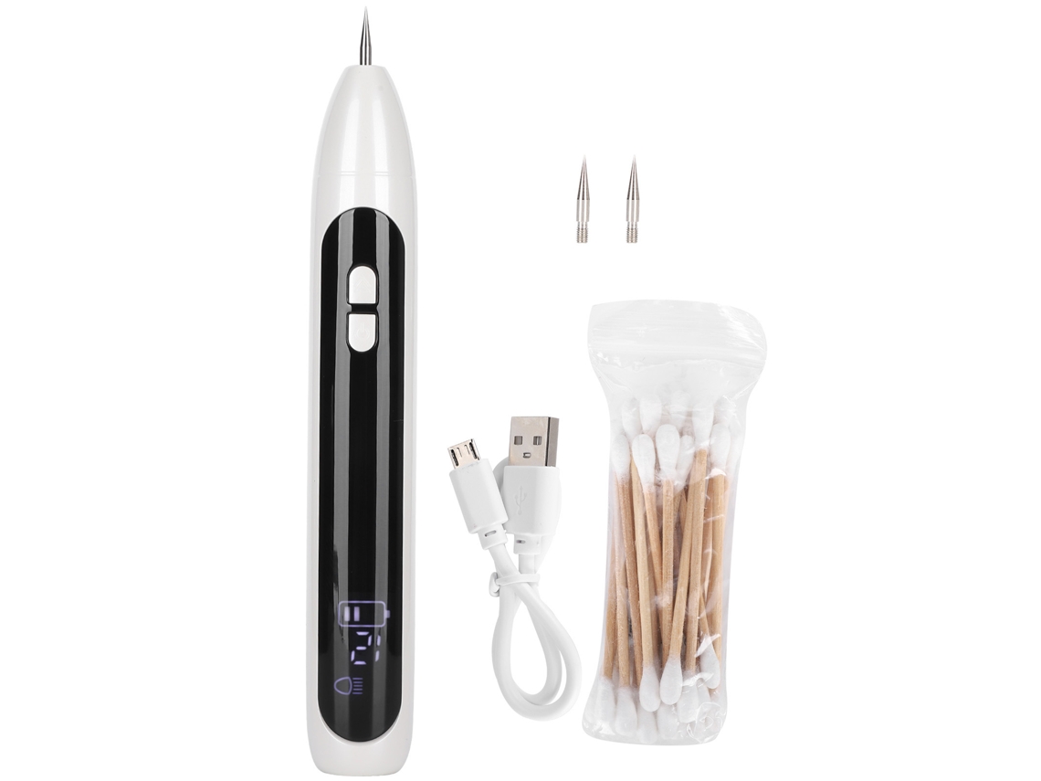 Máquina Eliminadora De Peças 12 Velocidades Pluma Para Remover Lunares, Manchas Escuras, Verrugas No Rostro (branco)