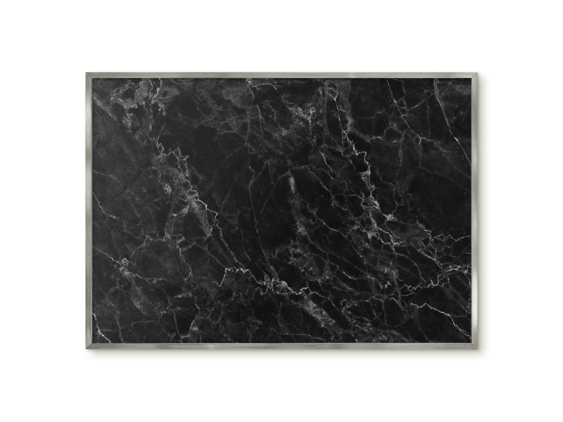 Quadro de parede magnético em mármore bege para escritório Espelharte (100x70 cm)