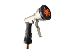 Pistola De Riego De Metal, 9 Modos, Para Jardim, Lavagem De Carros E Animais, Pulverizador De Jardim