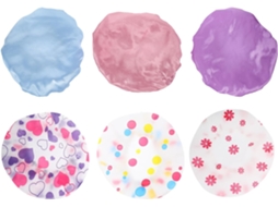 Conjunto De 6 Toucas Banho Femininas Alipis, Elásticas E Práticas Para Proteger Cabelos Longos Durante O Banho