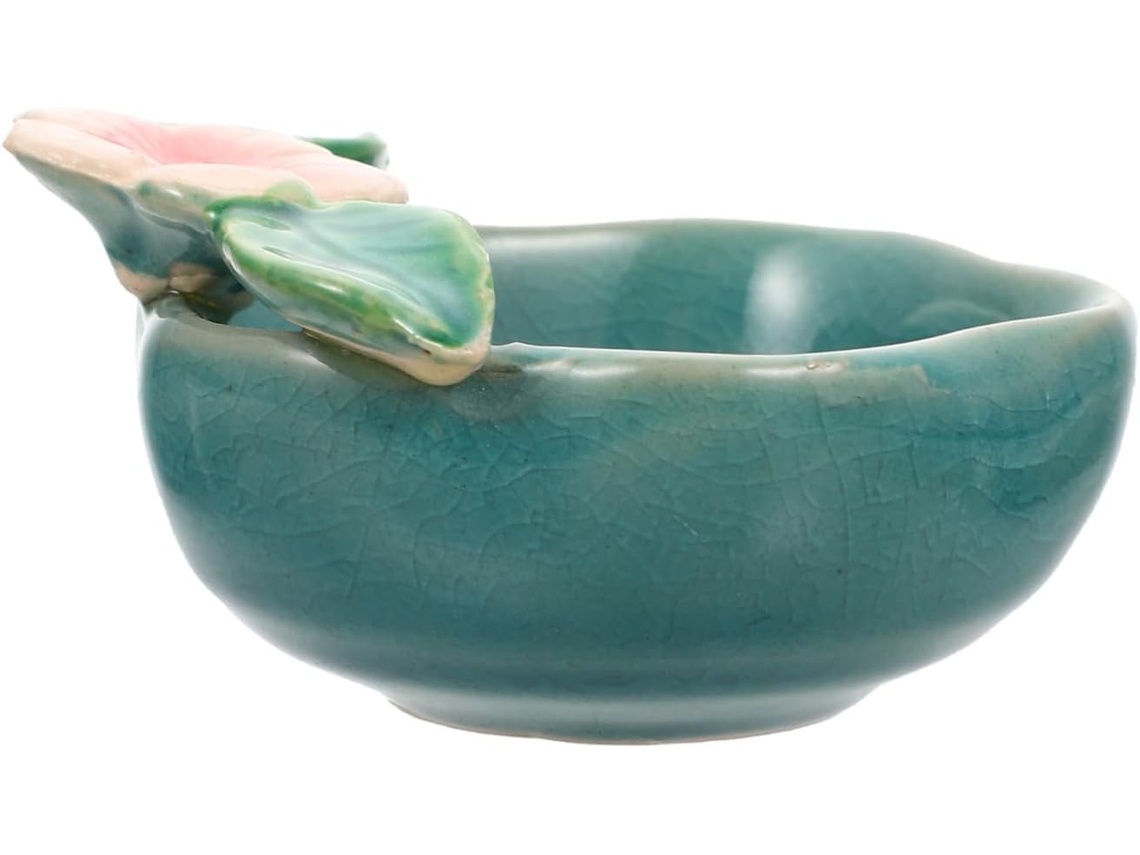 Tigela De Cerâmica Azul Para Óleos Essenciais E Máscaras Bandeja Compacta E Decorativa Para Uso Em Salões De Beleza E Gokoco