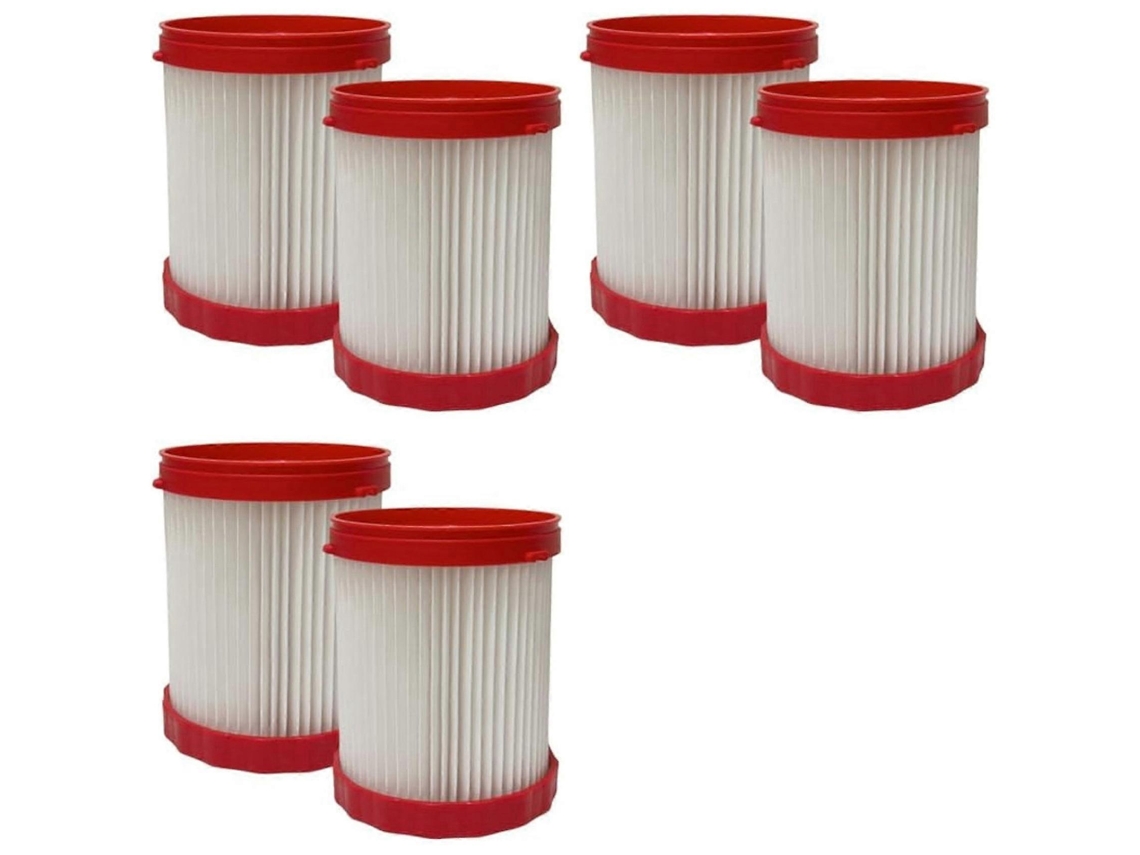 6 filtros HEPA VF320H de substituição para aspirador de pó Bosch 18V 2.6 galões (triturador/seco) Gas18V-3/Gas18V-10L