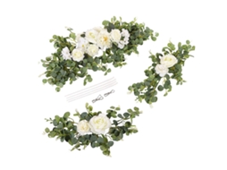 Conjunto De Flores Artificiais Archway Com Cabos E Clips De Fixação
