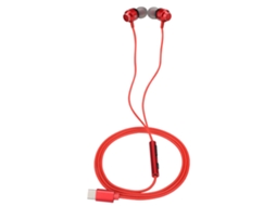 Fones com fio tipo c, microfone e som HiFi EOOCOO