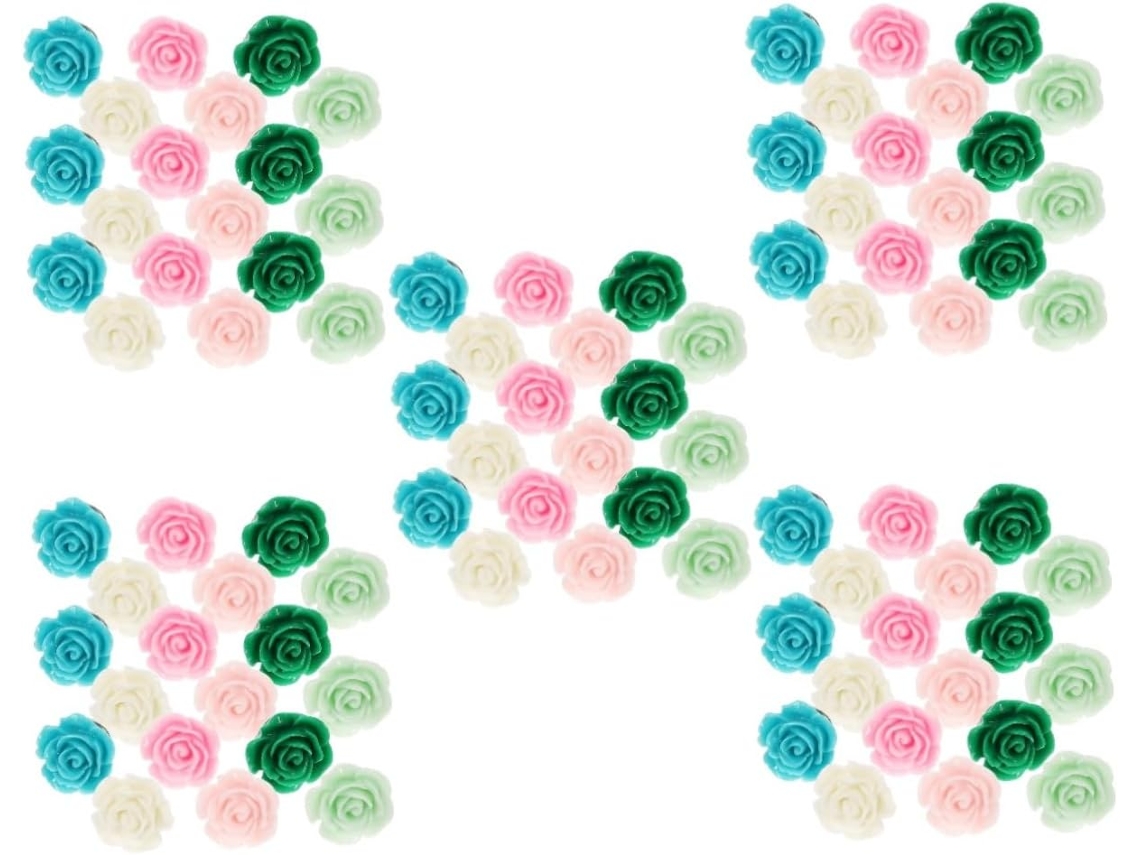 150 Peças De Prendedores Flores Criativos Para Artesanato E