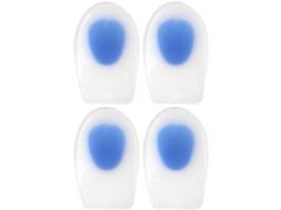 2 Pares Almofadas Cálcanio Silicone Feminino
