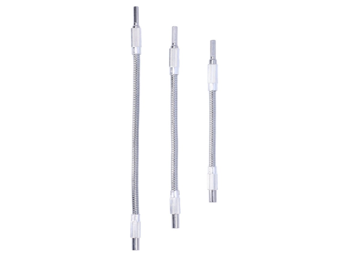3pcs extensor de eixo flexível universal para broca de parafusadeira 1/4in kit | S/MARCA