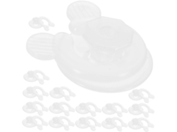Conjunto Alipis com 16 alfinetes transparentes para edredons, antiderrapantes e resistentes ao vento.