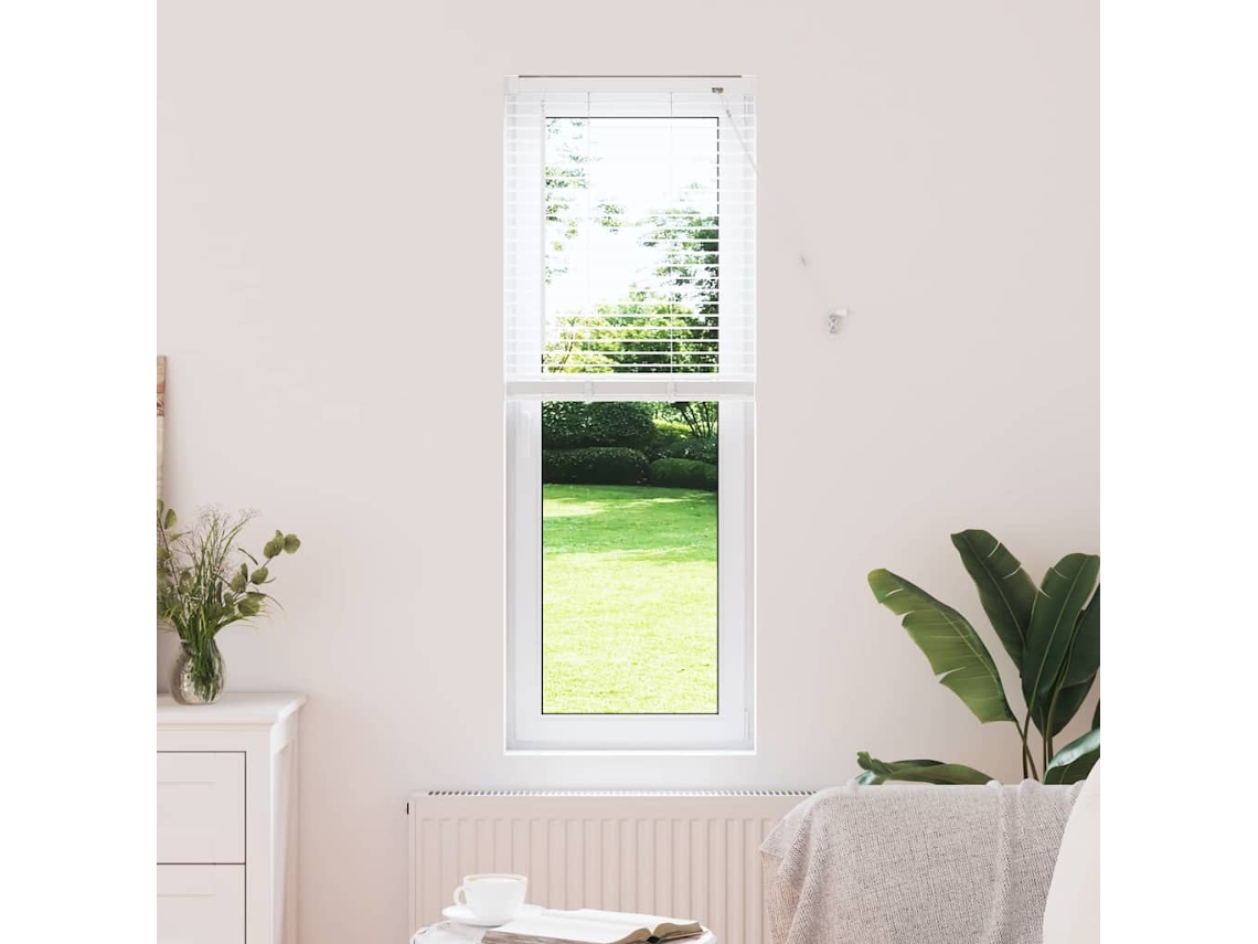 Vidaxl Persianas Venecianas Branco 130 X 50 Cm Alumínio