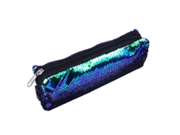 Bolsa De Lápis Com Zíper Multifuncional Para Papelaria E Cosméticos