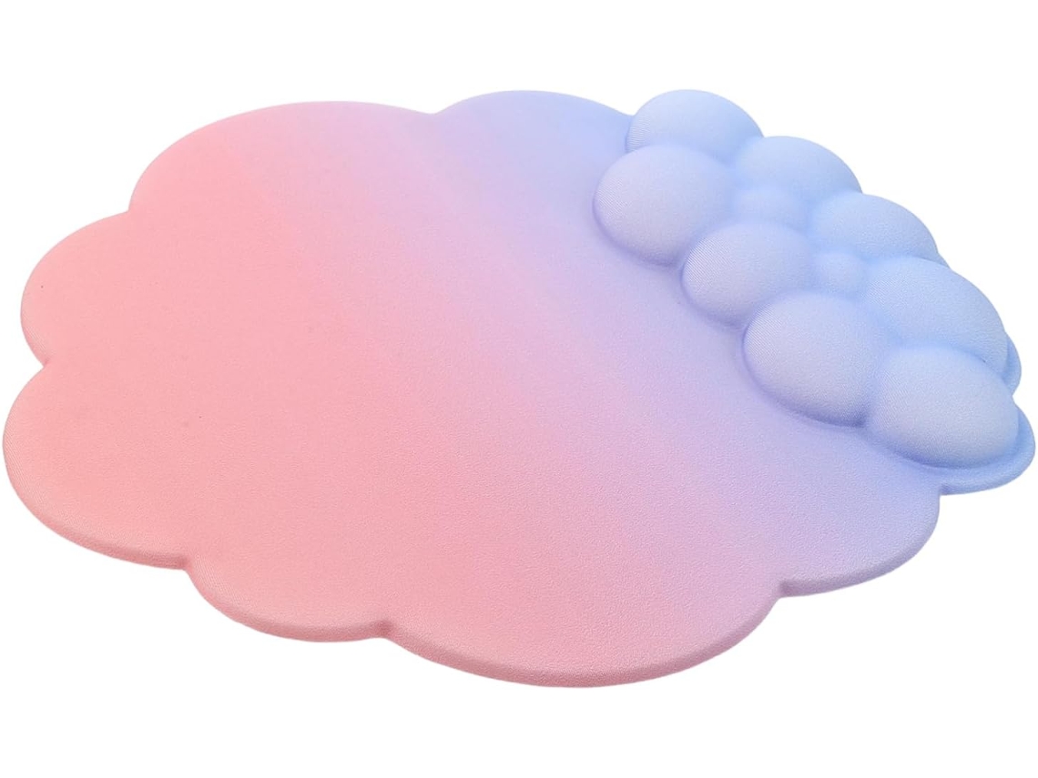 Tapete De Mesa Ergonômico Com Apoio De Pulso Em Silicone, Para Teclado E Mouse, Ideal Para Escritório Tapete De Mesa Ergonômico Com Apo Gokoco