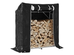 Vidaxl Rack De Lenha Tampa De Chuva 100,5x40,5x110,5cm Aço Galvanizado