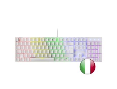Teclado Gaming MARS GAMING MK422WBRIT Branco
