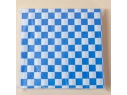 Pacote Com 100 Folhas De Papel Para Frios, 30x30 Cm (12x12 Polegadas), Encerado Premium À Prova Gordura Alimentos, Forro Clássico Xadrez Ces