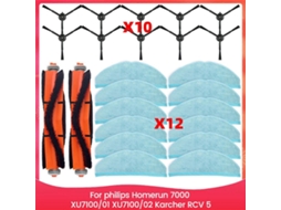 Compatível Com Os Modelos Philips Homerun Série 7000 Xu7100/01, Xu7100/02 E Com O Aspirador Karcher Rcv 5: Peças Para Aspirador De Pó, Incluindo Rolo