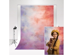 Fundo Colorido E Abstracto Nuvem - Fundo Fotográfico 1,5 X 2,2 M - Materiais Microfibras - Suave Para A Pele - Fundo Decorativo - Qualidade Profission