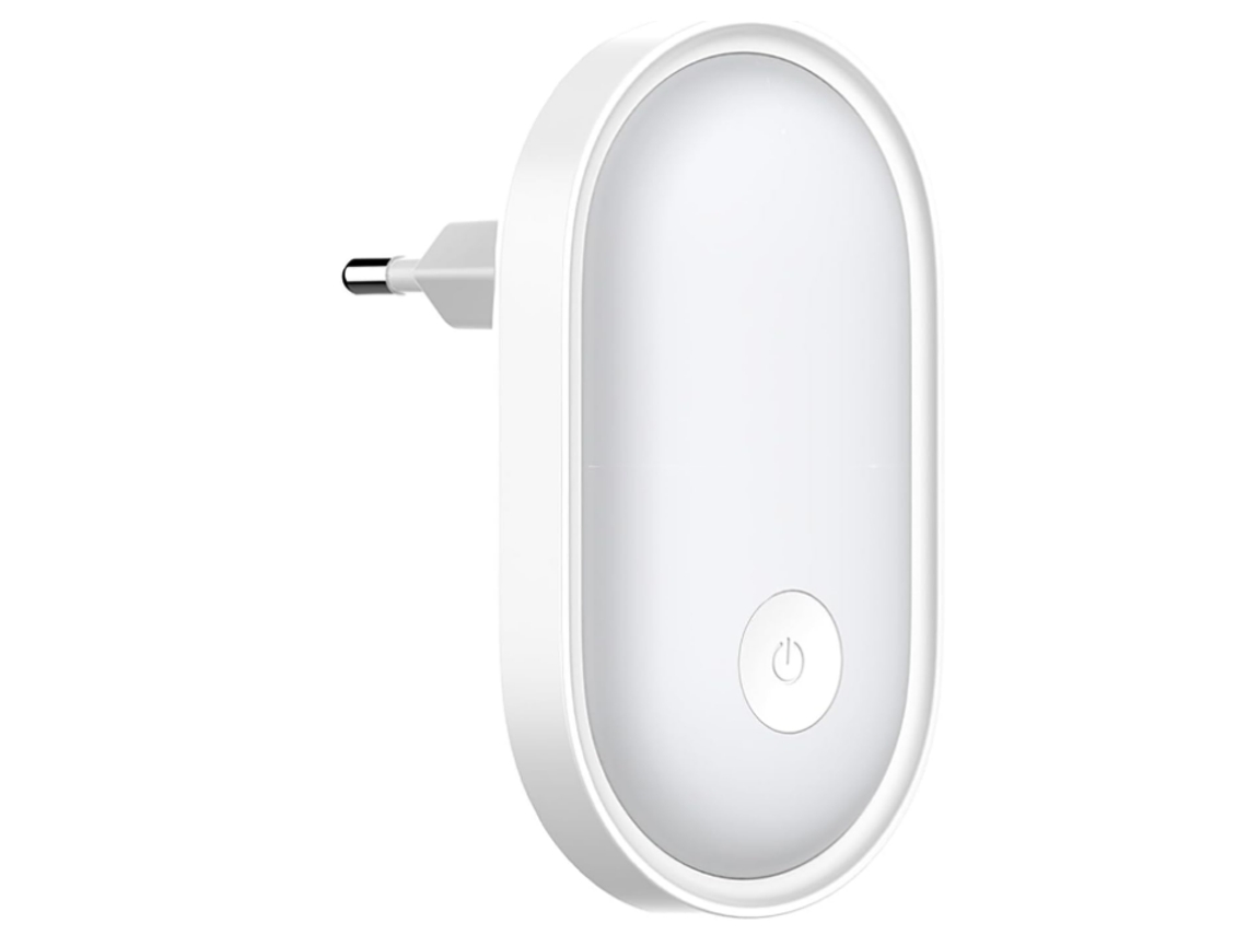 Plugue De Luz Noturna Led Nas Paredes, Luzes Noturnas Infantis De 3500k, Lâmpada Branca Com Eficiência Energética Para Quarto, Plug Branco Q