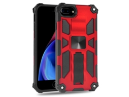 Capa De Celular Tkdaddy Para Iphone Se (2022) Com Suporte E Proteção Contra Quedas, Pc Capa Traseira De Tpu Vermelha
