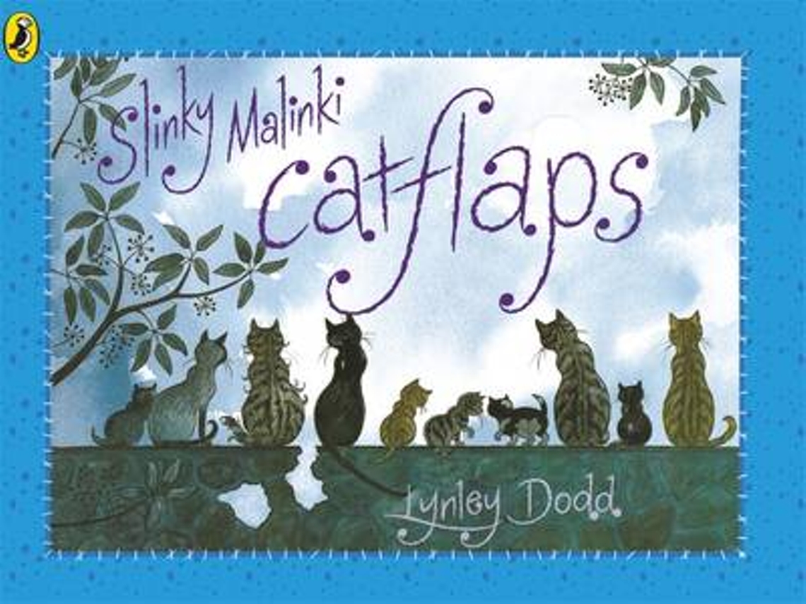 Livro Slinky Malinki Catflaps de Lynley Dodd (Inglês)