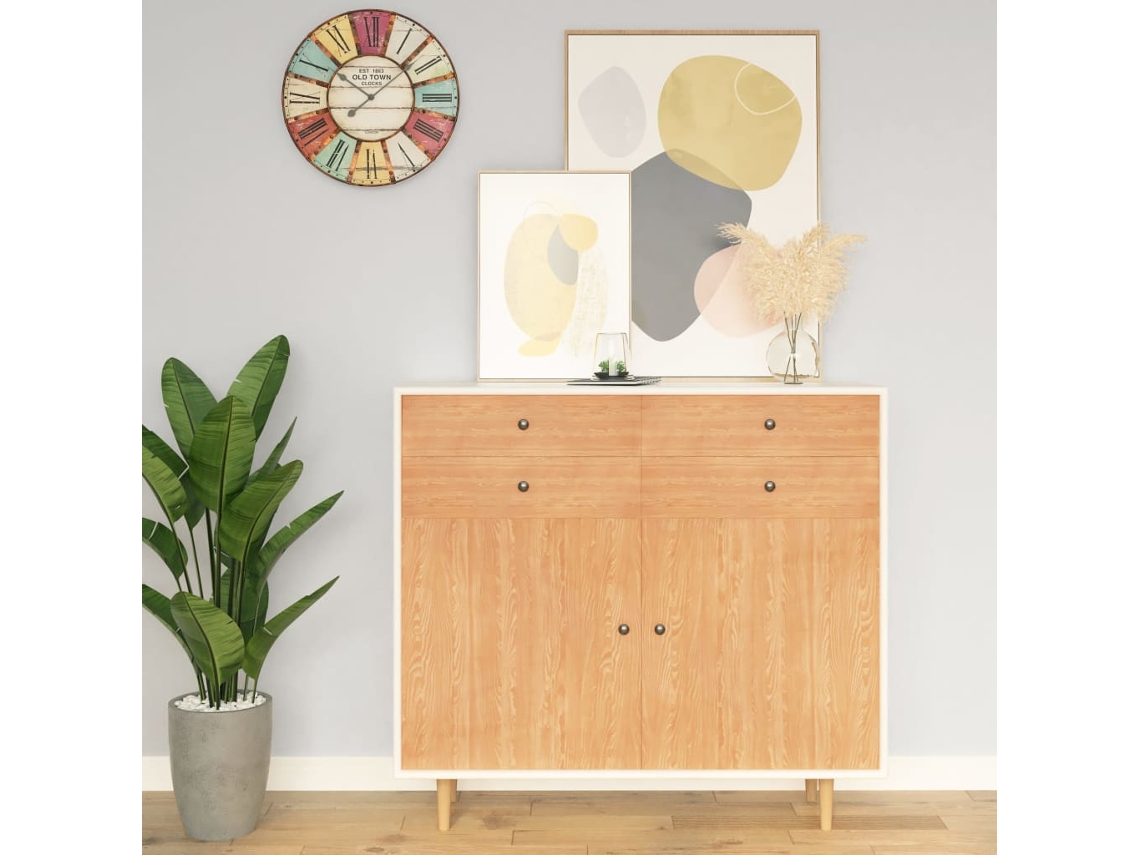 Vidaxl Autocolante Para Móveis 500x90 Cm Pvc Cor Castanho Ácer