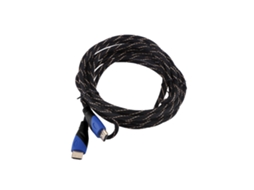 Cabo Hdmi Trançado 1080p Com Conectores Dourados