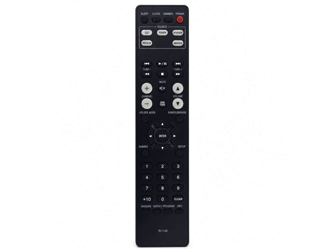Comando À Distância De Substituição Compatível Com Amplificadores Denon Rc-1162