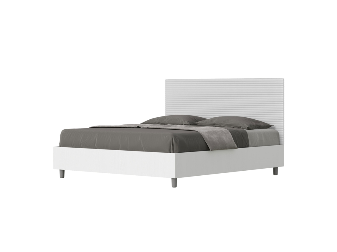 Estrado Sem Freixo Branca ITYHOME Melamina Pele Branco (220x50x110cm)