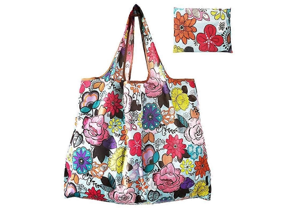 Saco de Compras Reutilizável Dobrável Nylon Frutas Organizador Saco de Compras de Supermercado para Casa GOKOCO