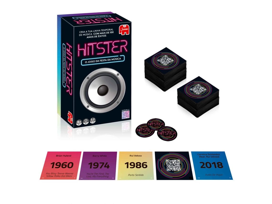Jogo de Tabuleiro Hitster JUMBO DISET (Idade Mínima Recomendada:  16 anos - Nível Dificuldade: Baixo)