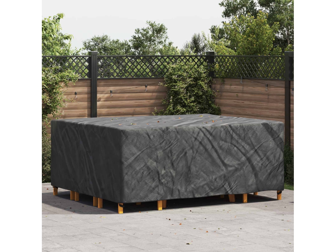 Vidaxl Capa Para Móveis Liso Preto 250 X 210 X 70 Cm 210d