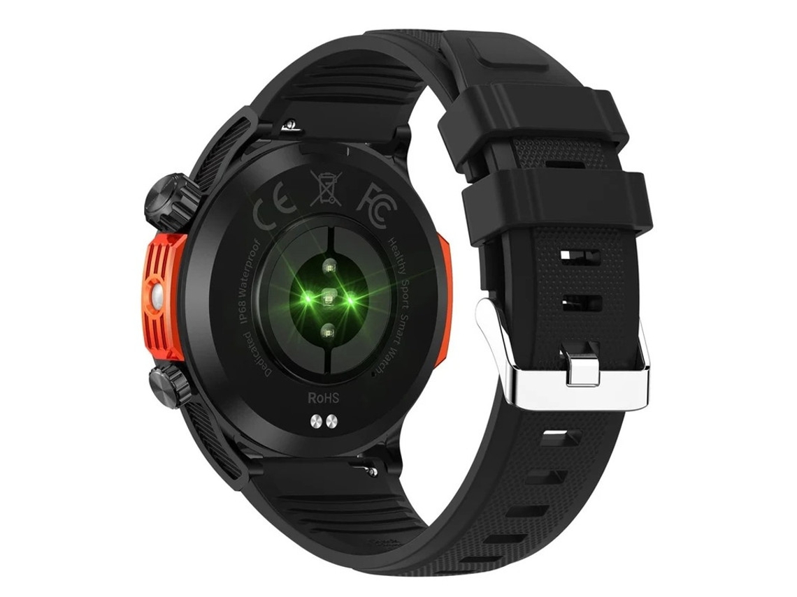 Relógio inteligente para homens Relógio de fitness 1.46 Hd Tela sensível ao toque Rastreador de fitness com atender/fazer chamadas Monitor de sono Contador Yizhood