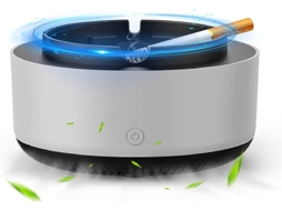 Cinzeiro C/ Purificador Ar Eliminador Automático Cheiro Fumaça Cigarro P/ Casa Carro Escritório ZYBLSSBB