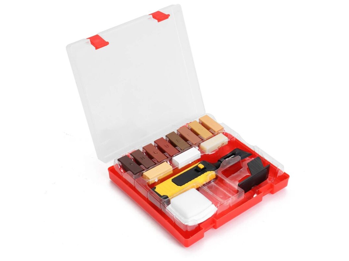Outras Ferramentas Especiais, Kit de Reparo para Piso Laminado com Sistema de Cera, Conjunto com Ferramentas de Reparo AQUAFORGE