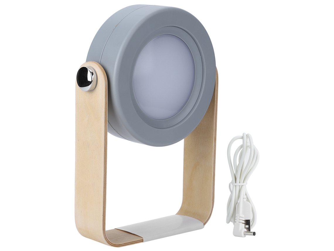 Lanterna noturna portátil mini ajustável, USB, lâmpada de mesa, cabeceira, para casa, dormitório | S/MARCA