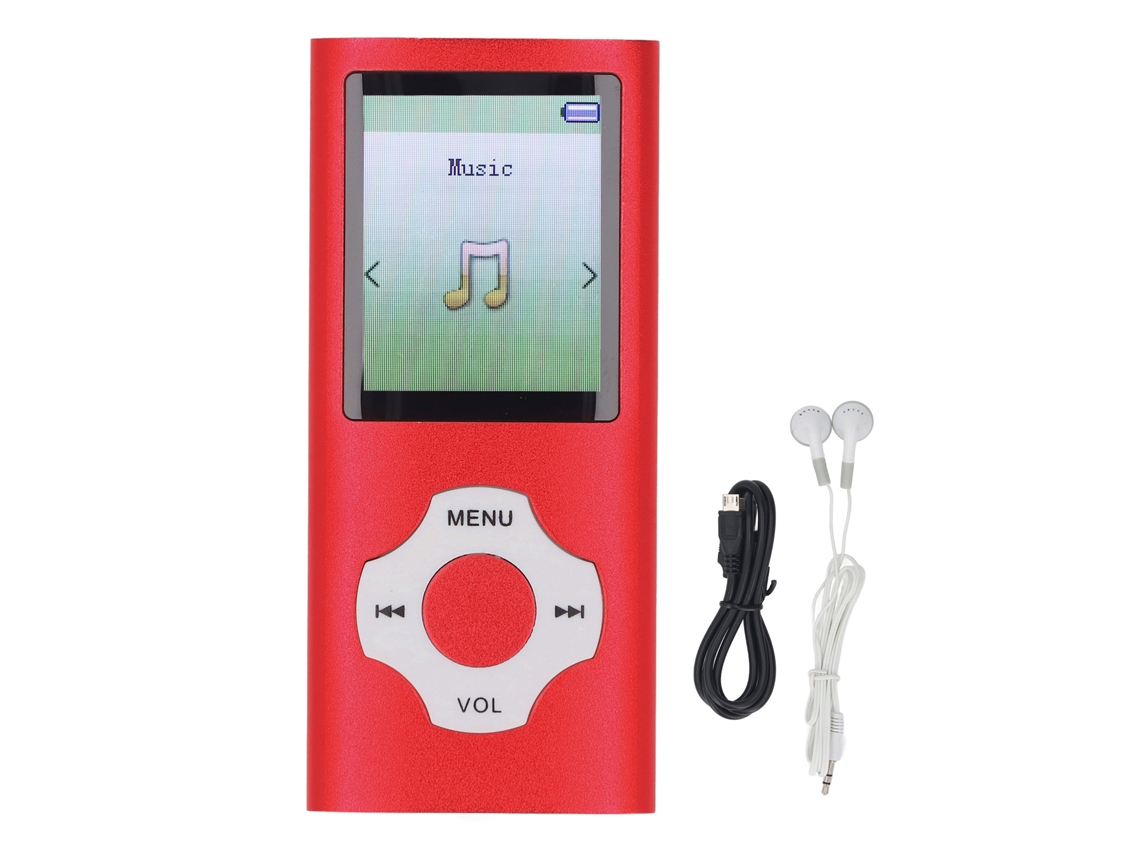 Reprodutor Mp3 Mp4 32gb Tela 1.8 Polegadas Portátil Hifi Gravador De Voz Suporta Até 128gb