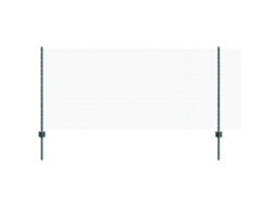 Conjunto 1 Painel De Cerca Vidaxl Verde Aço (25 X 1 M)