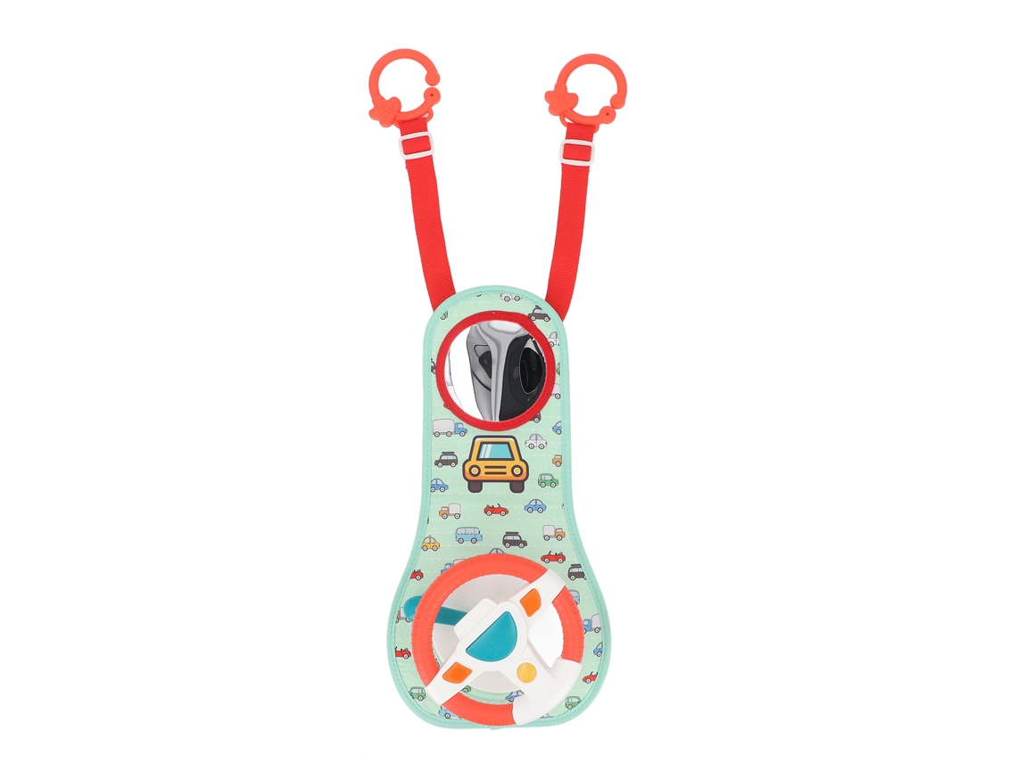 Brinquedo Volante Com Espelho Para Bebê Treino De Preensão Som E Luz Brinquedo Educativo