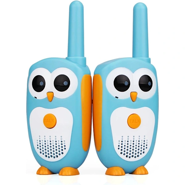 Walkie Talkie Infantil, Brinquedo Leve De Coruja Pequena, Olhos De Led, 3 A 5 Anos De Idade B Aquaforge Slowmoose