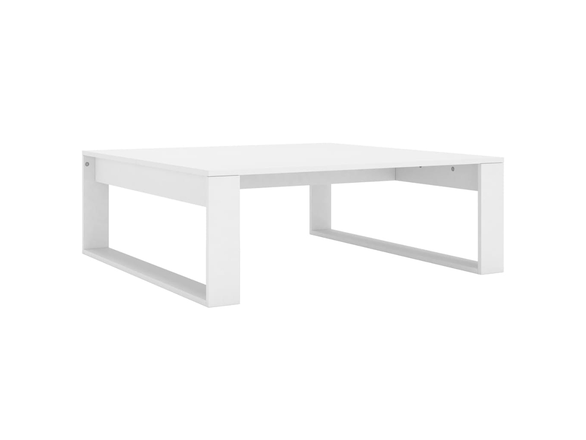 Coffee Table, Coffee Tables Vidaxl Branco Madeira Processada (100 X 100 Cm)