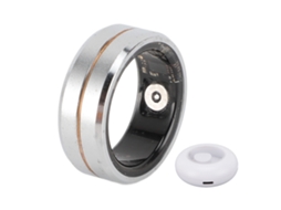 Anel Inteligente Fitness Tracker Contador De Passos Resistente À Água Ip68 Para Ios Android Ouro Prata 20.6mm