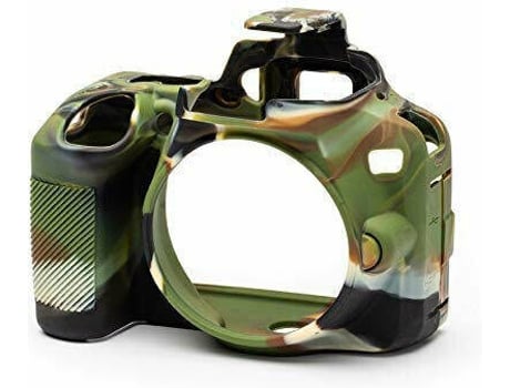 Capa Protetora EASYCOVER Nikon D3500 (Camuflagem - Compatibilidade: Nikon D3500 - Silicone)