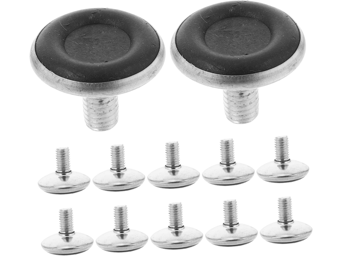 Conjunto De 24 Pés Niveladores Ajustáveis E Resistentes Com Parafuso Para Móveis, Ideais Para Armários, Mesas E Cadeiras