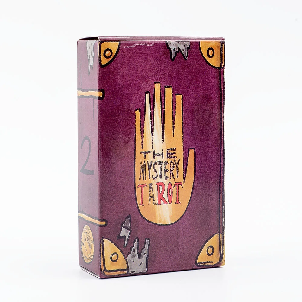 Baralho de Tarô Misterioso com 78 Cartas, Versão em Inglês, Adivinhação, Cartas Oráculo, 10,3 X 6 Cm. MDUG