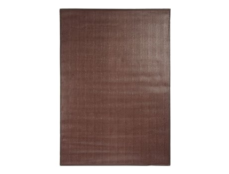 Skin - Tapete De Sala Ou Quarto Em Couro Tecido Para Um Ambiente Acolhedor 55 X 85 Cm Castanho Chocolate