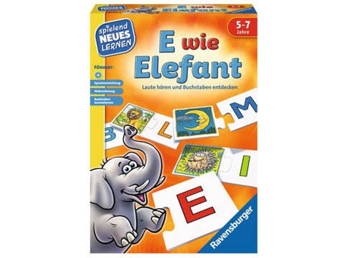 Jogo Educativo RAVENSBURGUER E wie Elefant (Idade Mínima: 5)