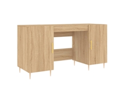 Desk, Desks Vidaxl Marrom Madeira Processada (n/a)