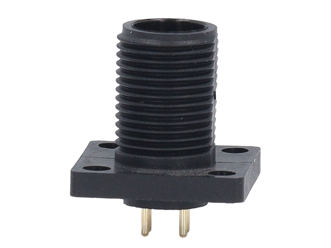 Conector De Fio Aéreo Com 4 Pinos, Forma Quadrada Rosqueada, Ip67 Para Painel Pcb
